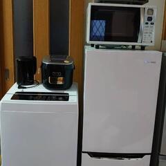 新生活 6点セット 美品 (冷蔵庫、洗濯機、炊飯器、電子レンジ、電気 