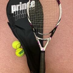 テニスラケット（ケース付き・新しいグリップ）