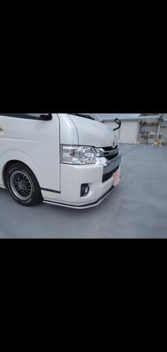 ハイエースバン200系4型ワイド　フロントハーフスポイラー、リップスポイラー