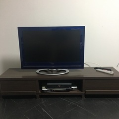 テレビ　テレビ台　外付けHDD  DVDレコーダー