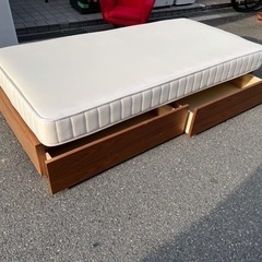 ♻️シングルベッド引き出し付き??大阪市内配達設置無料???