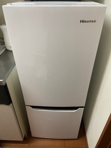 Hisense 冷蔵庫　一人暮らし用　【自宅まで 引き取り可能な方】