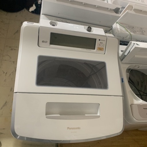 最安価格 パナソニック洗濯機　NA-SJFA805 8Kg 2018年 洗濯機