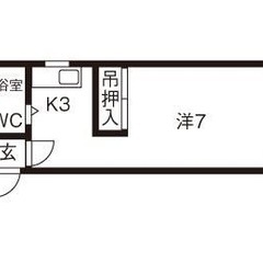 礼金ゼロ!★駅チカ★成約特典あり!シャルム8 202  札幌市中...