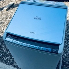 ②ET2105番⭐️9.0kg⭐️日立電気洗濯乾燥機⭐️