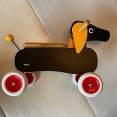 ブリオ BRIO ライドオンダッチー 乗用玩具 犬 木製おもちゃ...