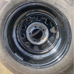 ブラックスチール×ホワイトリボン15× 7J+20位114.3-5H19年バリ山 ブラックスチール×ホワイトリボン15× 7J+20位114.3-5H19年バリ山