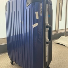 スーツケース(大、青)