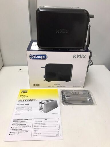 【レガストック川崎本店】【K10604】デロンギ　ポップアップトースター　TTM020J-BK　KMIX