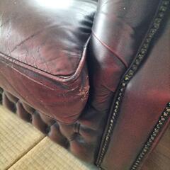 本皮シングルソファー