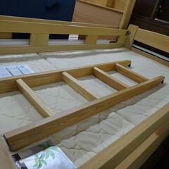 グランツ　フラットタイプ木製2段ベッド　マットレス付【愛品倶楽部柏店】