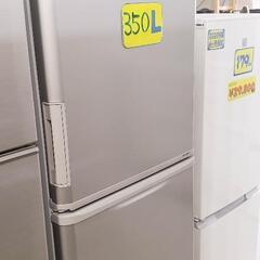 【クリーニング済】SHARP 冷蔵庫 350L 2019年製 管...
