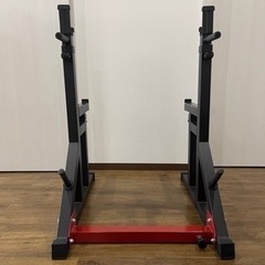 ベンチ台、バーベルラック、シャフト、セーフティーバー（4つセット売り）