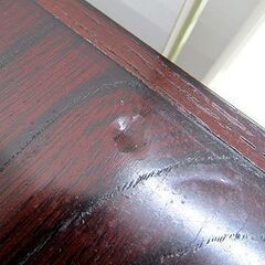 札幌市/清田区　筑後民芸 欅材 文机 和風 モダン 座卓 アンティーク 机 ローテーブル 