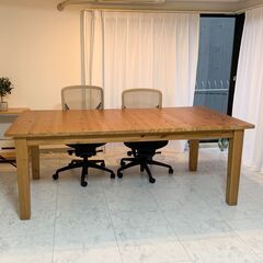【ネット決済】IKEA　伸長式テーブル　会議テーブル　最大８名程度