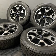 【BS BLIZZAK DM-V3 225/60R17】スタッドレス【SUBARU XV 純正ホイール 17インチ 7J5HPCD100+55】2019年製 バリ溝　(TD705) クレジットカード QRコード決済可能 BS BLIZZAK DM-V3 225/60R17】スタッドレス【SUBARU XV 純正ホイール