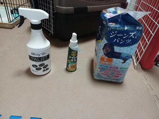 犬用トイレしつけスプレー 匂い消し マナーウェア ゆー てだこ浦西のその他の中古あげます 譲ります ジモティーで不用品の処分