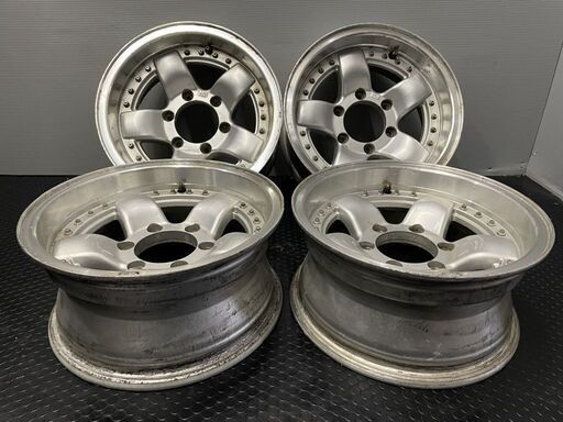 EMR 社外ホイール 15インチ 4本 7J6HPCD139.7-13 (VHH264)クレジット