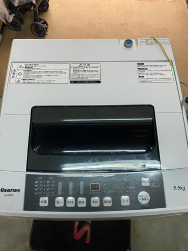 美品　Hisense 5.5kg 洗濯機【2018年製】
