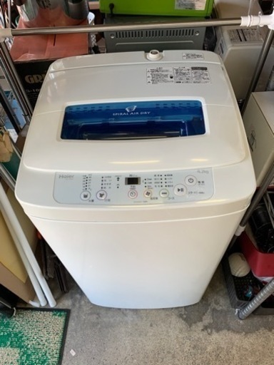 Haier ハイアール全自動洗濯機 JW-K42H 2015年製 標準洗濯容量4.2kg