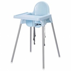 IKEA 水色　子供用の椅子