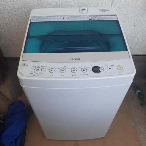 ハイアール　全自動電気洗濯機　JW-C45A　4.5kg　2019年式