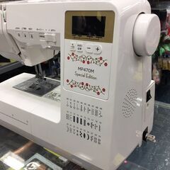 ジャノメ コンピュータミシン 　MP470M　 自動糸切り機能搭載