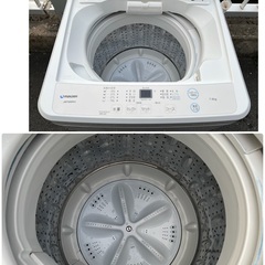 ￥11000(税込) 全自動電気洗濯機 Maxzen JW70WP01  7.0kg 2020 年製　(3ー18)