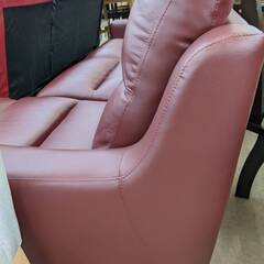 ビッグウッド　カウチソファ　赤ソファ　No1221