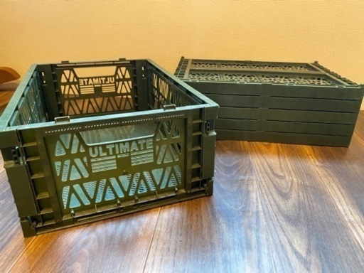 ダイソー6つアルティメットコンテナ折りたたみコンテナ Rin 宇治の家具の中古あげます 譲ります ジモティーで不用品の処分