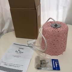【新品】ペンダントランプ フラワー ピンク
