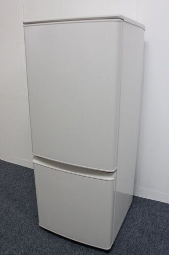 三菱 2ドア冷凍冷蔵庫 146L MR-P15F-W マットホワイト 単身用 1人暮らし コンパクト 2020年製 MITSUBISHI  中古家電 店頭引取歓迎 R5547)