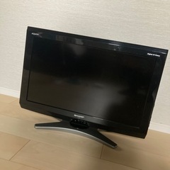 SHARP AQUOS 26V型ワイド　テレビ