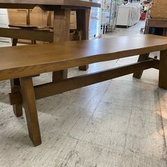 【愛品館 江戸川店】U-TOP ベンチダイニングテーブル4点セット ID:152-008006-007