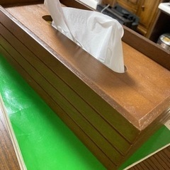 木製ティシュボックス