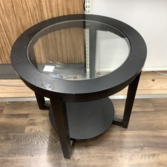 サイドテーブル　IKEA ブラウン　（629）【トレファク野田】