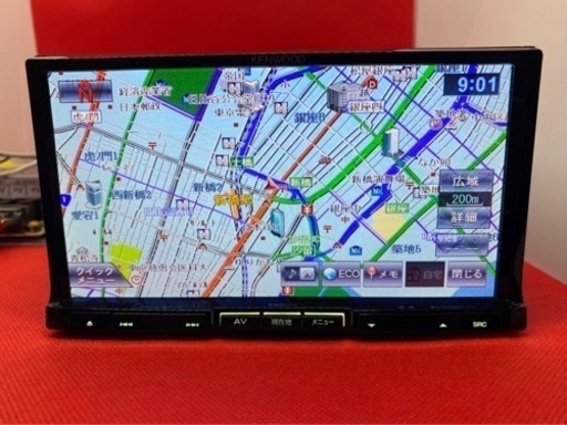 KENWOOD 上級ナビ MDV-535DT フルセグTV 最新地図 フルセット う-2