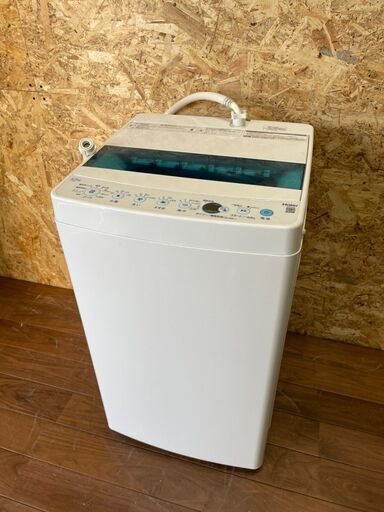 【Haier】 ハイアール 全自動電気洗濯機 4.5kg JW-JC45D 2020年製
