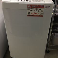 ☆中古 激安！！￥11,800！！Hisense　4.5kg洗濯機　家電　2019年製　HW-T45C型　幅54cmｘ奥行54cmｘ高さ94cm　【BC170】