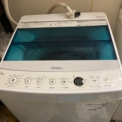 ☆ Haierの2017年製の洗濯機です。