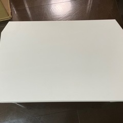 【取引決定】折りたたみローテーブル白　無料