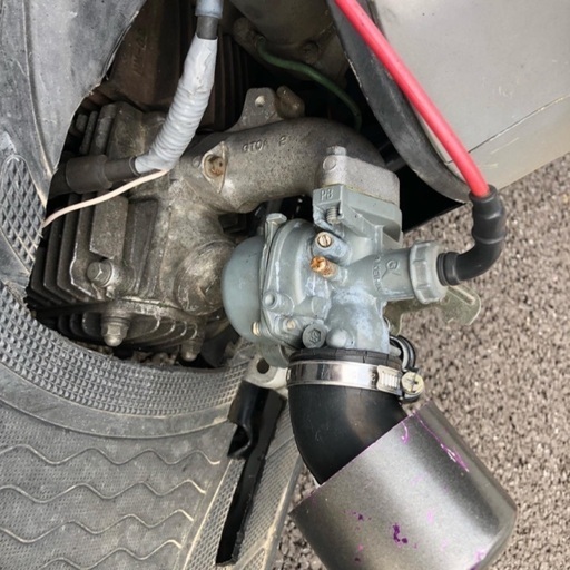 九州初の魔改造車両・HONDAライブDIO ZX+スーパーカブC50+ 九州初の魔改造車両・HONDAライブDIO ZX+スーパーカブC50+