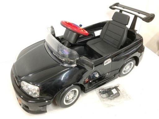SOLD OUT！◆ミズタニ A-KIDZ◆電動バッテリーカー スカイライン GT-R R-34 電気乗用玩具 対象年齢：2〜5歳まで 中古品