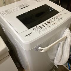 Hisense　洗濯機【30日昼まで】