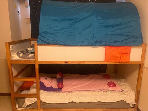 IKEA 二段ベッドとトロファストのセット(おまけあり)