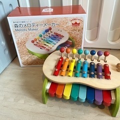 木琴・鉄琴・ピアノ型の鉄琴　楽器おもちゃ　知育玩具