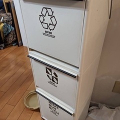 リサイクル3段ゴミ箱