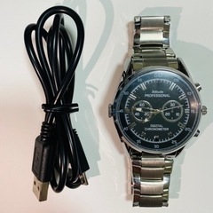 【新品・未使用】ボイスレコーダー、カメラ内蔵の腕時計