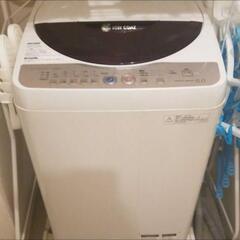  シャープSHARP ES-GE6F-T 全自動洗濯機 簡易乾燥付き