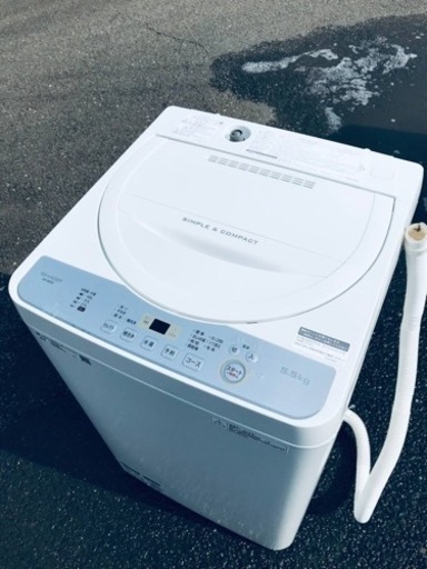 ④ET1809番⭐️ SHARP電気洗濯機⭐️2018年製